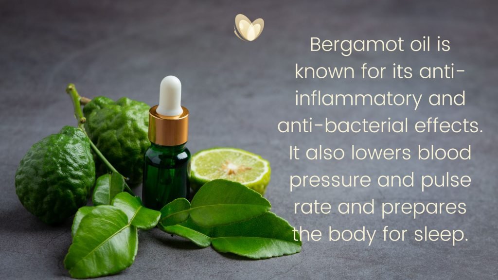 Bergamot massage oil for sleep