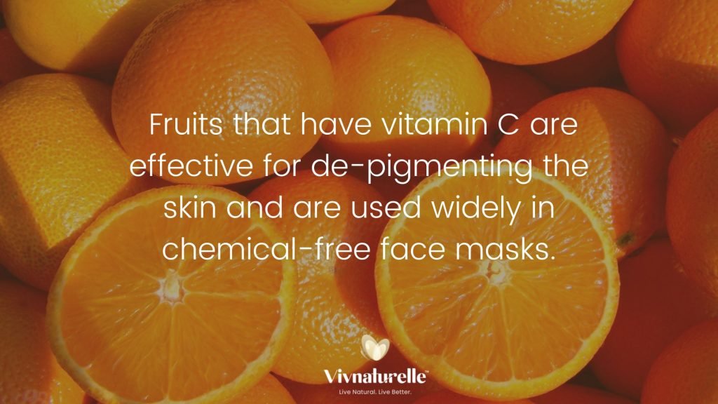 orange chemical free mask