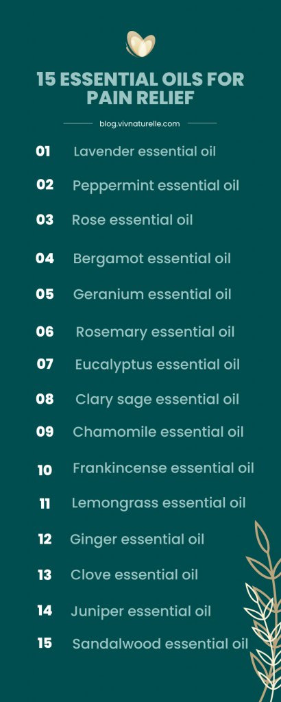 Best essential oils for pain relief
