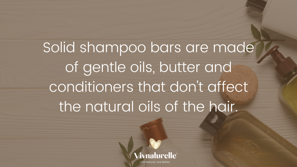 Solid shampoo bars benefits