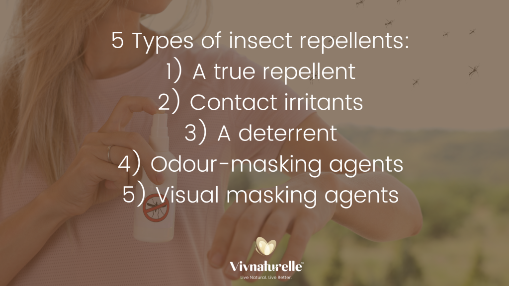 Types of insect repellents