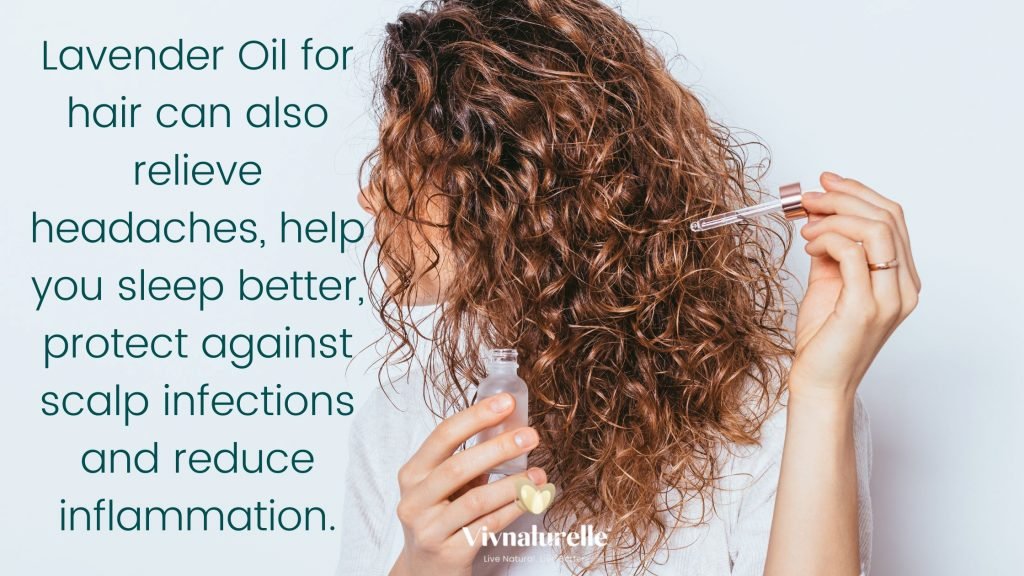 Lavender oil for hair and headaches