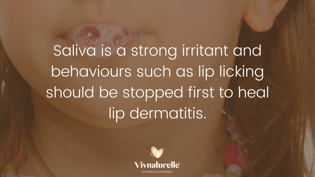 Saliva and the coonection with lip dermatitis